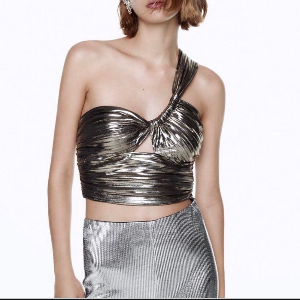 zara gold top